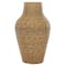 Brown Faux Seagrass Handmade Tall Woven Floor Vase 10" x 10" x 18"